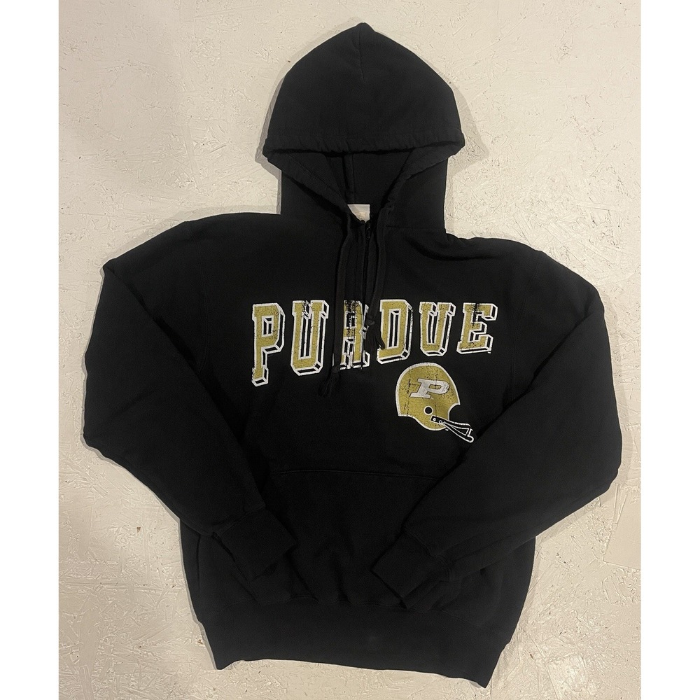 Vintage Champion Purdue Boilermakers Sweatshirt Quarter Zip Mens‎ S Football